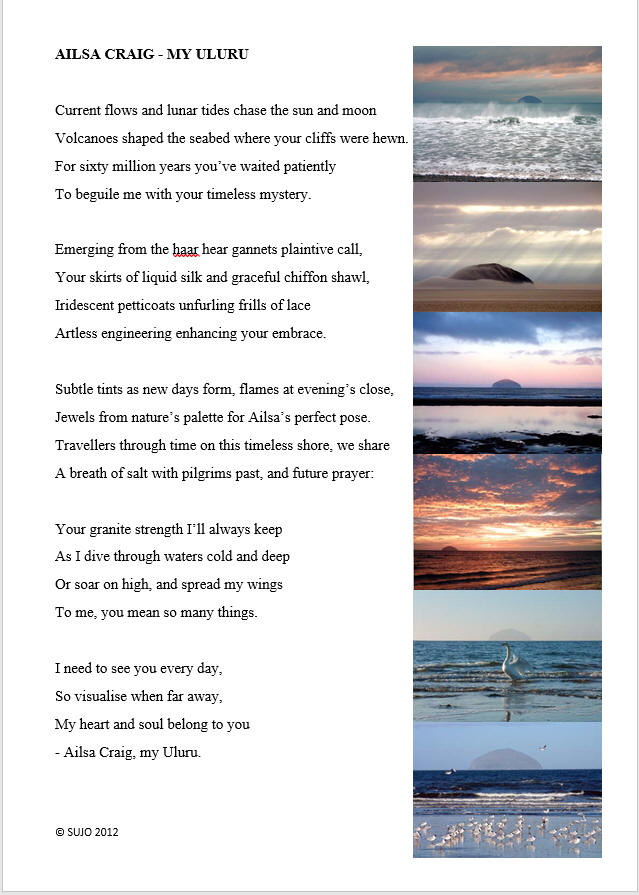 Ailsa Craig poem